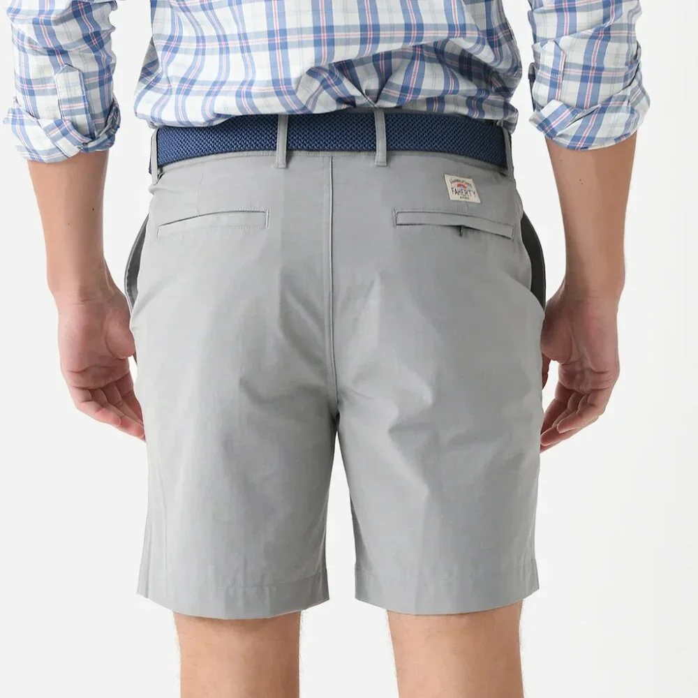 NWT Faherty Brand Men's Belt All Day Shorts Stretch 40